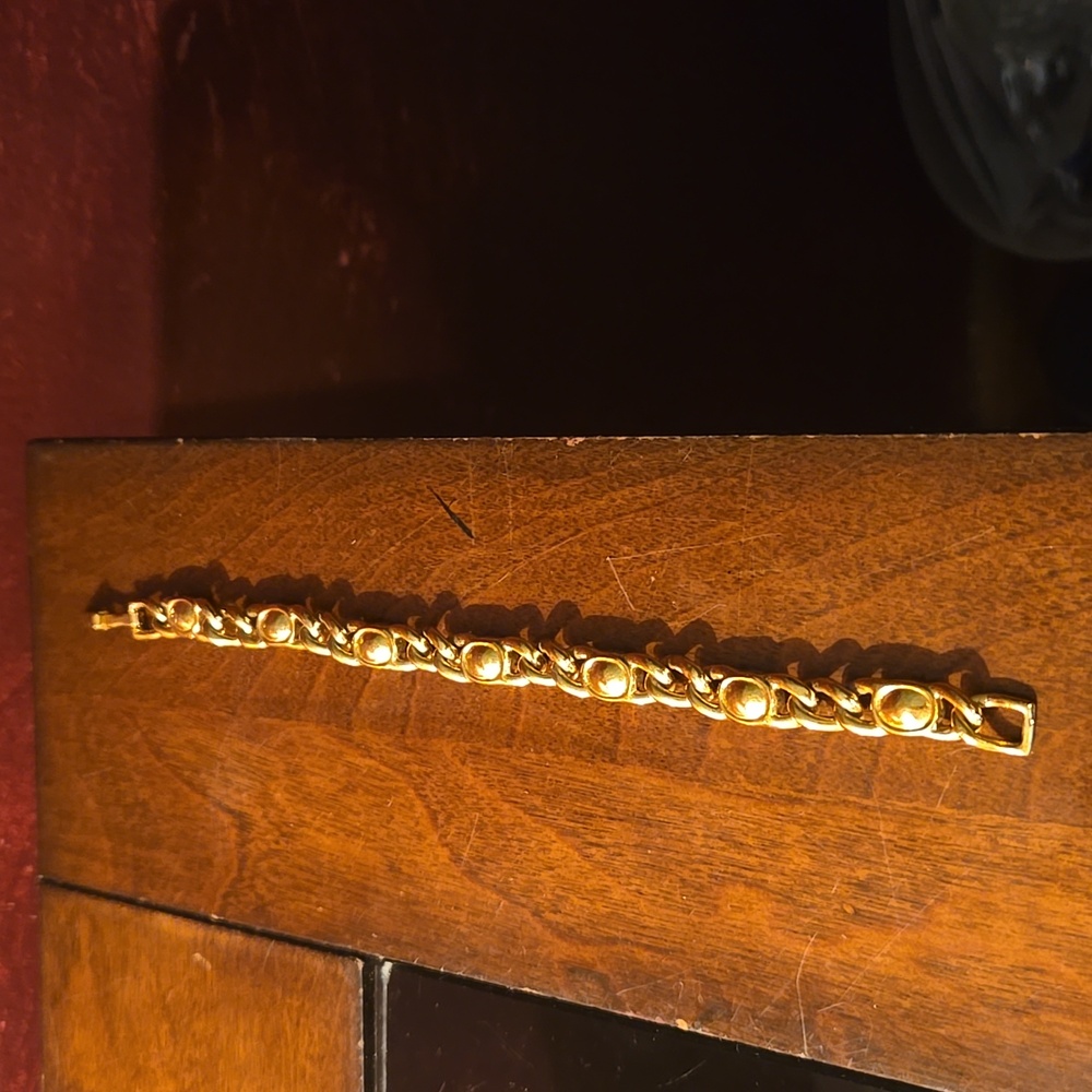 Vintage Swarovski Swan Logo Gold-tone Multi-color Crystal Chain Bracelet 7.25" - Picture 13 of 13